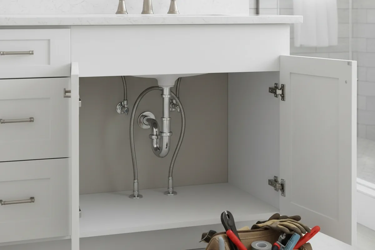 Finished fixture set after Gas Line Repair in Cherokee